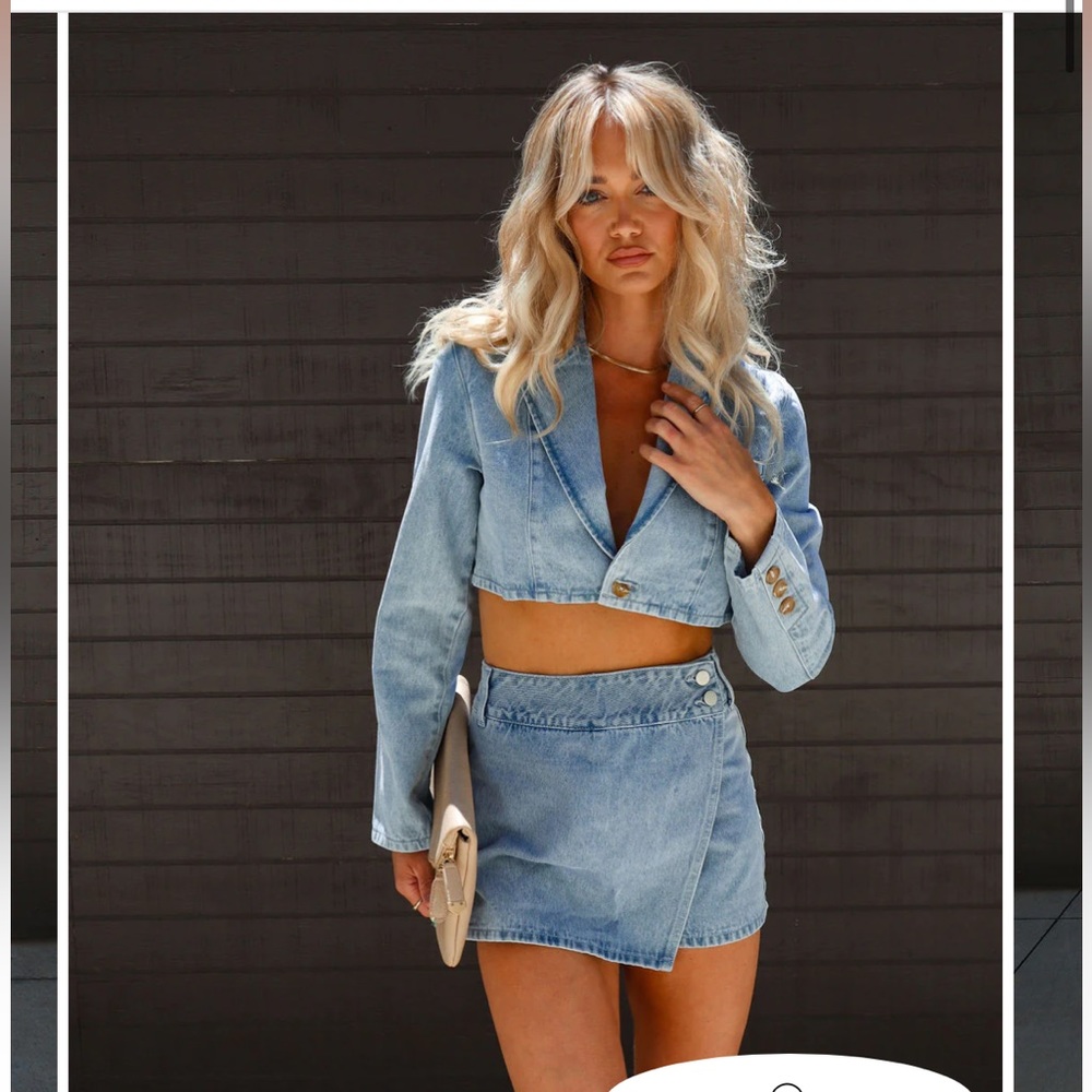 Cropped Jean Jacket